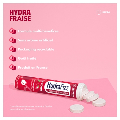 UPSA Hydrafizz Hydra 16 Comprimés Effervescents