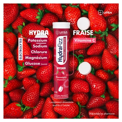 UPSA Hydrafizz Hydra 16 Comprimés Effervescents