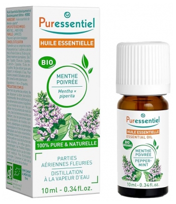 Puressentiel Luomu Piparminttu Eteerinen Öljy 30 ml