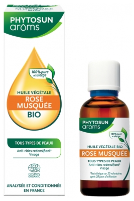 Phytosun Arôms Huile Végétale Rose Musquée Bio 50 ml