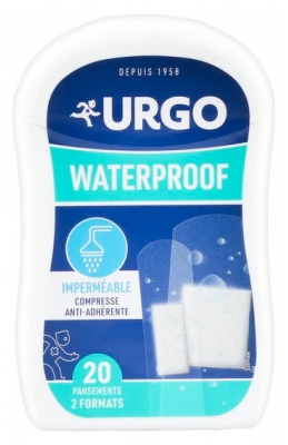 Urgo Waterproof 2 Formats 20 Pansements
