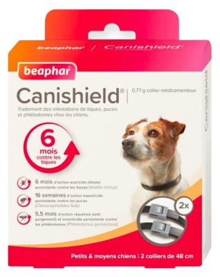 Beaphar Canishield Obojek pro malé a střední psy 2 obojky