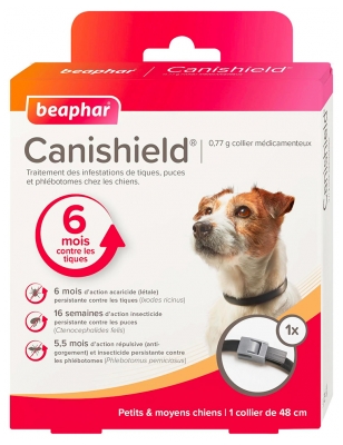 Beaphar Canishield Collare per Cani Piccoli e Medi 1 Collare