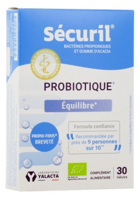 Laboratoire Yalacta Sécuril Probiotique Bio 30 Capsules