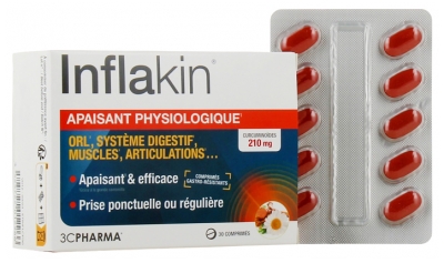 3C Pharma Inflakin Douleurs 30 Comprimés