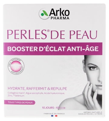 Arkopharma Perles de Peau Booster d'Éclat Anti-Âge 10 Flaconnettes