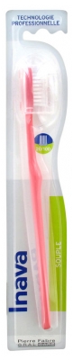 Inava Brosse à Dents Souple 20/100 - Couleur : Rouge