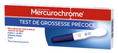 Mercurochrome Test de Grossesse Précoce