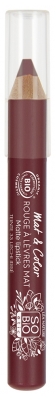 Léa Nature SO BIO étic Mat & Color Rouge à Lèvres Mat Bio 2 g - Couleur : Litchi Irisé