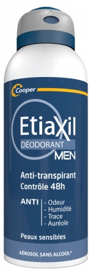 Etiaxil Déodorant Men Anti-Transpirant Contrôle 48H Spray 150 ml