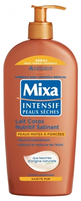 Mixa Satinuojantis maitinamasis kūno pienelis 400 ml