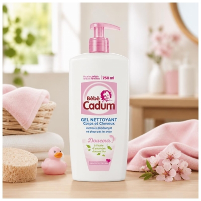 Cadum Baby Cadum Nežno čistilni gel 750 ml