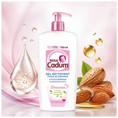 Cadum Baby Cadum Nežno čistilni gel 750 ml