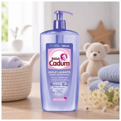 Cadum Bébé Cadum Geros Naktys Prausimosi Aliejus 750 ml