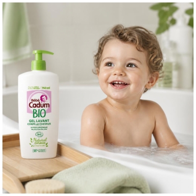 Cadum Bébé Cadum Pesugeeli Natural Caresse Bio 750 ml
