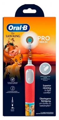 Oral-B Pro Kids 3+ Disney Brosse à Dents Électrique Rechargeable 3 Ans et +