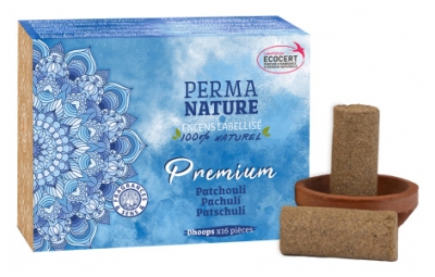 Perma Nature Prémiové vonné tyčinky Pačuli 16 kusů