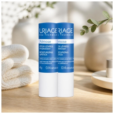Uriage Xémose Balzám na rty hydratační balení 2 x 4 g