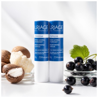 Uriage Xémose Balzám na rty hydratační balení 2 x 4 g