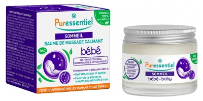 Puressentiel Détente Baume de Massage Calmant Bébé 30 ml