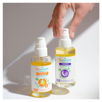 Puressentiel Miega Masāžas Eļļa Lavanda-Neroli Bio 100 ml