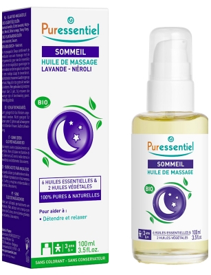 Puressentiel Sömn Massageolja Lavendel-Neroli Bio 100 ml