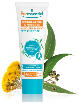 Puressentiel Artikulationen & Muskeln Cryo Pure Gel mit 14 ätherischen Ölen 80 ml