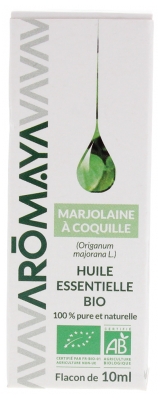 Aromaya Huile Essentielle Marjolaine à Coquille Bio 10 ml