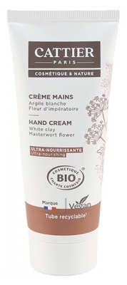 Cattier Organic Ultra-Nourishing Hand Cream 75 ml