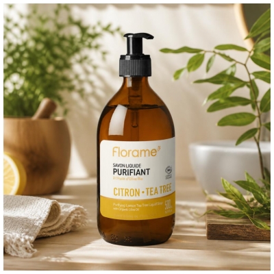 Florame Sapone Liquido Purificante Bio Lemon Tea Tree 500 ml