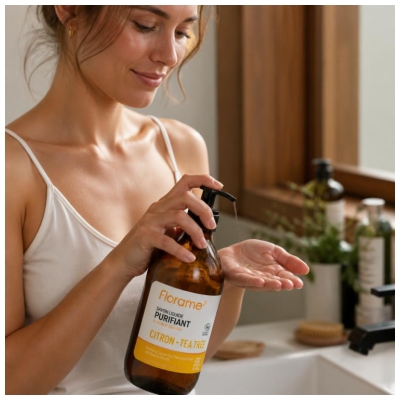 Florame Sapone Liquido Purificante Bio Lemon Tea Tree 500 ml