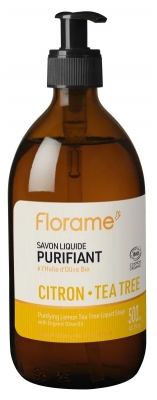 Florame Savon Liquide Purifiant Citron tea Tree Bio 500 ml