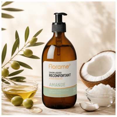 Florame Beruhigende Flüssigseife Mandel Bio 500 ml