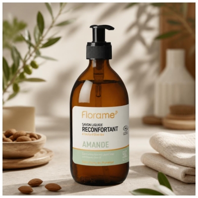 Florame Sapone Liquido Biologico Alle Mandorle Confortante 500 ml