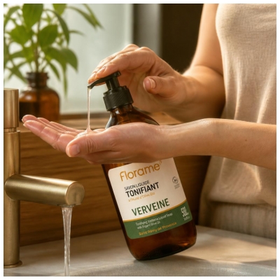 Florame Savon Liquide Tonifiant Verveine Bio 500 ml