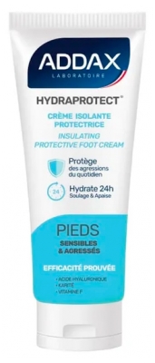 Addax Hydraprotect Aizsargājošais Izolācijas Krēms Jutīgām un Bojātām Kājām 100 ml