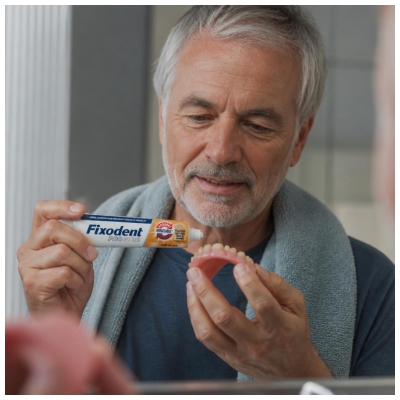 Fixodent Pro Plus Stipras Fiksācijas Līmeis Krēms Neitrāla Garša 40 g