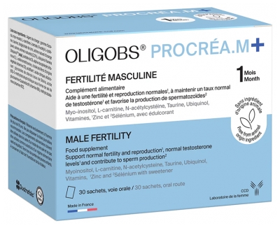 Laboratório CCD Oligobs Procréa.M+ 30 Sachês