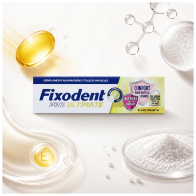 Fixodent Pro Ultimate Adhesive Cream Neutral Taste 40 g