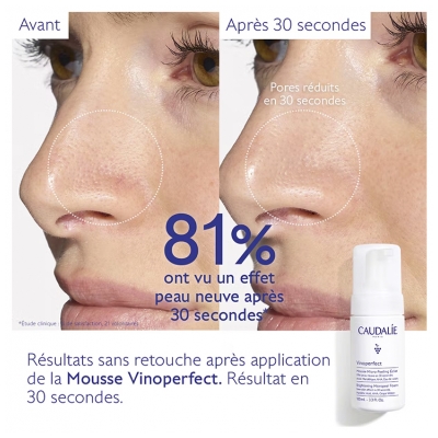 Caudalie Vinoperfect Mousse Micro-Peeling Éclat 50 ml