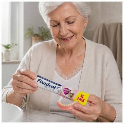 Fixodent Pro Plus Creme Adesivo Sabor Neutro 57 g