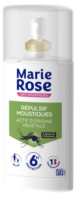 Marie Rose Répulsif Moustique Actif d'Origine Végétale 100 ml