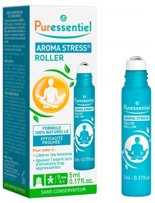 Puressentiel Aroma Stressroller met 12 Etherische Oliën 5 ml
