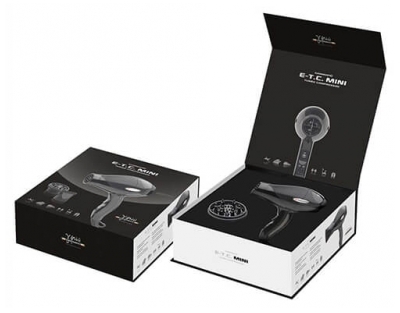 Gamma Piu Sèche-cheveux de Voyage E-T.C Mini Noir