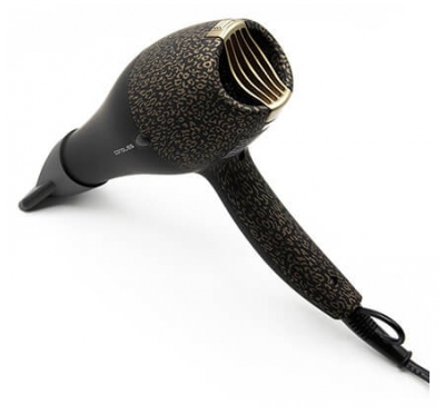 Corioliss Sèche-cheveux Flow Black Gold Leopard Soft Touch