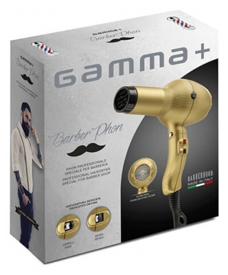 Gamma Piu Sèche-cheveux Barber Phon Gold