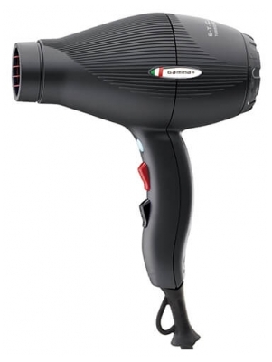 Gamma Piu Hårtørrer E-T.C Light Mat Sort Premium Edition