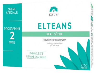 Jaldes Elteans Peau Sèche Lot de 2 x 60 Capsules