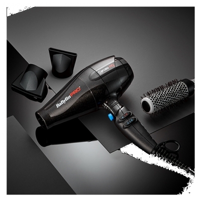 Babyliss PRO Sèche-cheveux Caruso-HQ 2400W BAB6970IE Noir