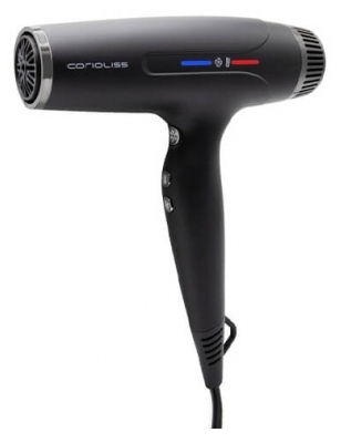Corioliss Sèche-cheveux Typhoon 2400W Black Chrome